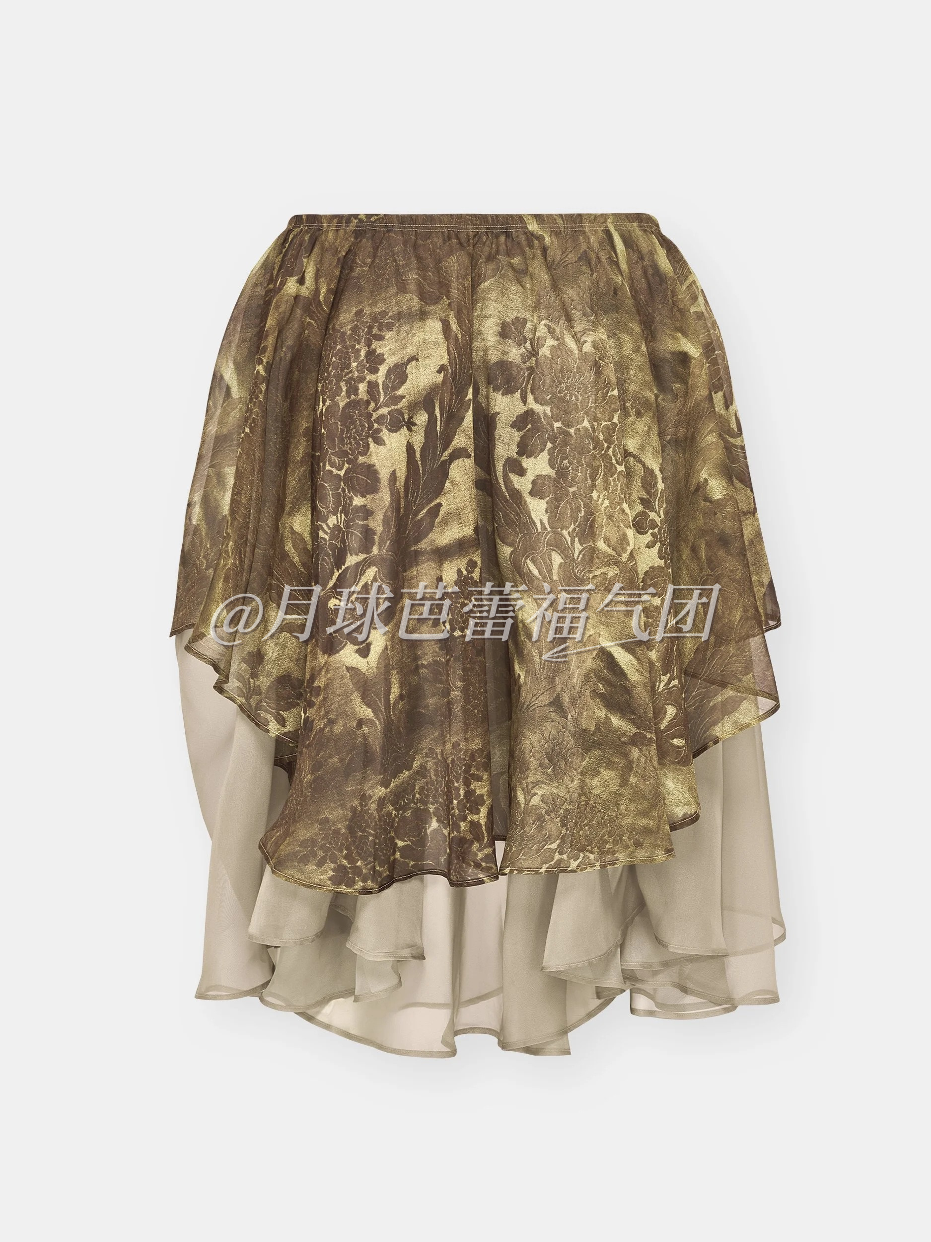 Long Pannier Skirt · Venice Green 商品图片 4