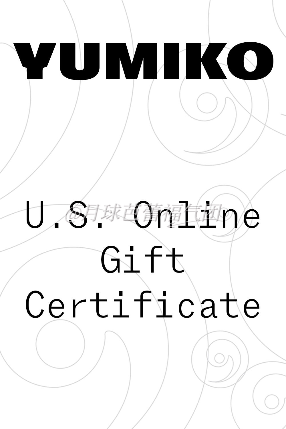 U.S. Online Gift Certificate 女士/通用